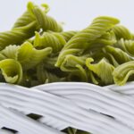 Riccioli di farina di Piselli Verdi all'uovo